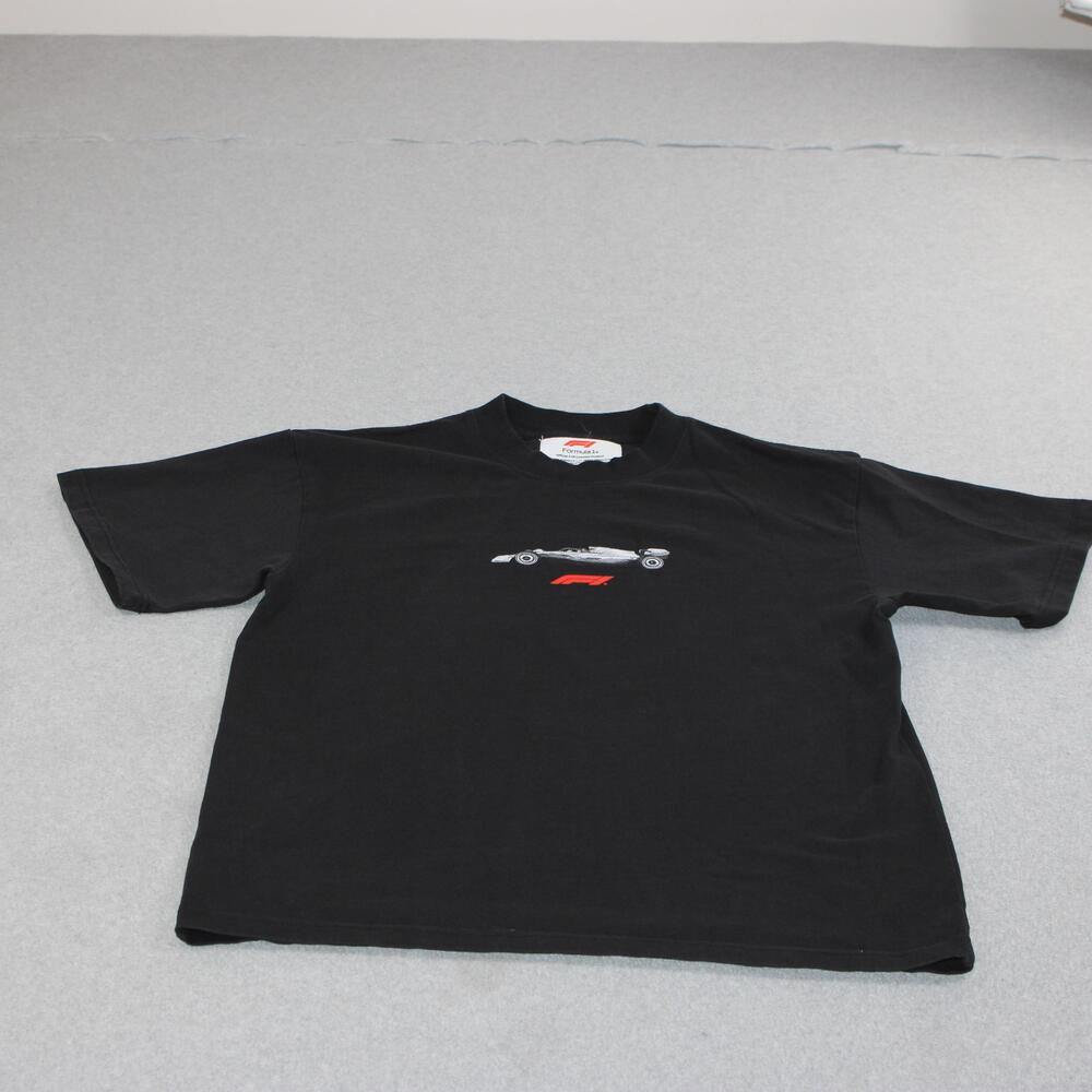 PacSun Formula 1 Shirt Mens Medium Black F1 Car Graphic Racing Tee Comfortable